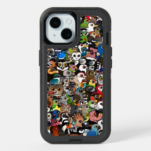 Birdorable Crowd iPhone 15 Case