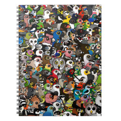 Birdorable Crowd Photo Notebook (6.5