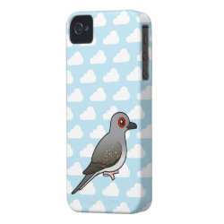 Diamond Dove Case-Mate iPhone 4 Barely There Universal Case