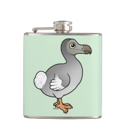 Dodo Vinyl Wrapped Flask, 6 oz.
