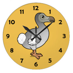 Dodo Large Round Wall Clock