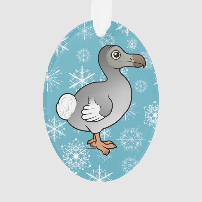 Birdorable Dodo Ornament (Back)