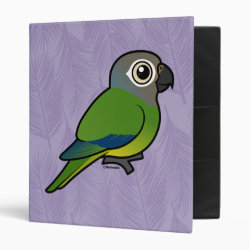 Customizable Dusky-headed Parakeet Avery Signature Binder 8.5x11