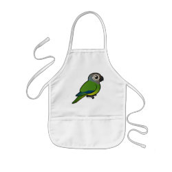 Customizable Dusky-headed Parakeet Kid's Apron