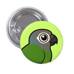 Customizable Dusky-headed Parakeet Round Button