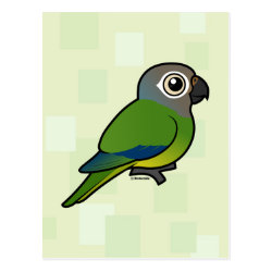 Customizable Dusky-headed Parakeet Postcard