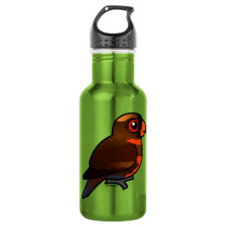 Customizable Dusky Lory Water Bottle (24 oz)