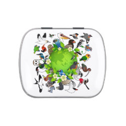 Birdorable Earth Day Rectangle Jelly Belly™ Candy Tin