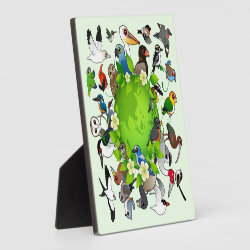 Birdorable Earth Day Photo Plaque 5.25