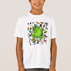 Birdorable Earth Day Kids' Hanes TAGLESS® T-Shirt