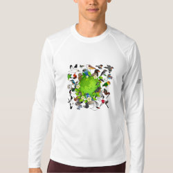 Birdorable Earth Day Men's New Balance Long Sleeve T-Shirt