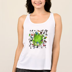 Birdorable Earth Day Women's All Sport Performance Tank Top