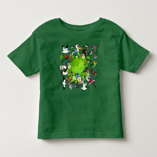 Birdorable Earth Day Toddler T-shirt (Front)