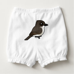 Eastern Phoebe Baby's Ruffled Diaper Cover