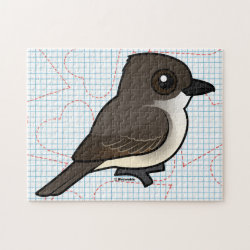 Eastern Phoebe 10x14 Photo Puzzle