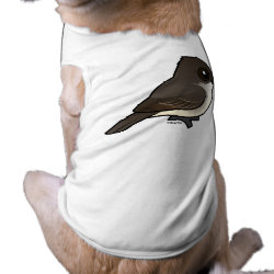 Eastern Phoebe Dog Sleeveless T-Shirt