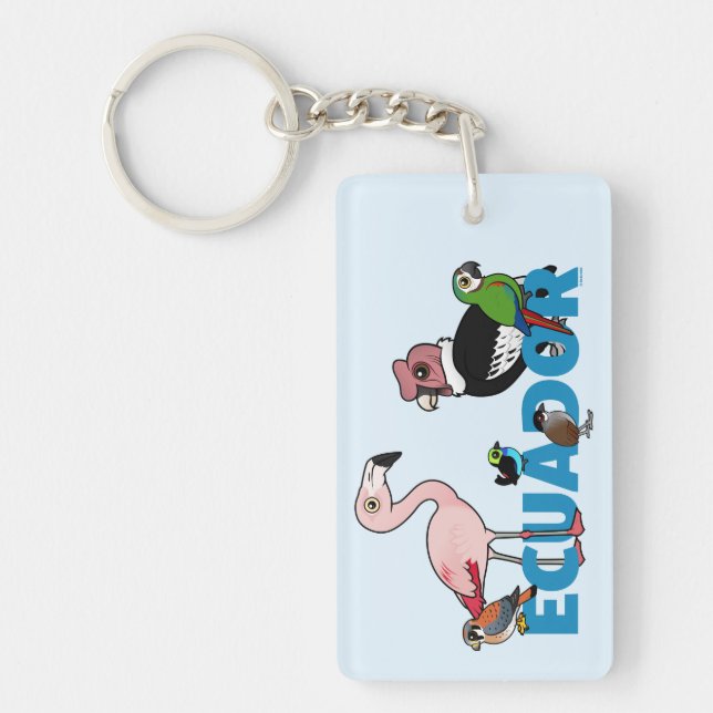 Birdorable Ecuador Keychain (Front)
