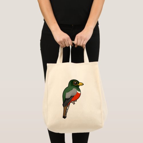 Birdorable Elegant Trogon Tote Bag