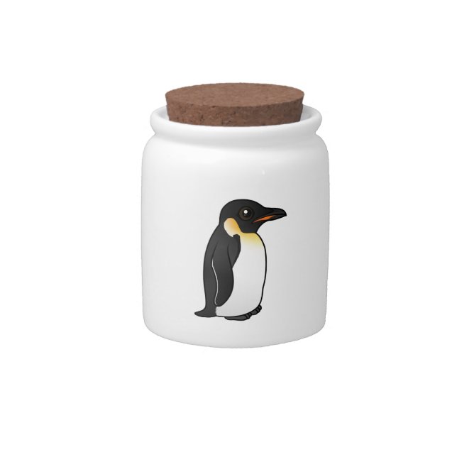 Birdorable Emperor Penguin Candy Jar (Front)