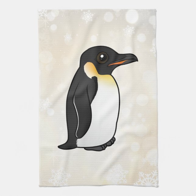 Birdorable Emperor Penguin Kitchen Towel (Vertical)