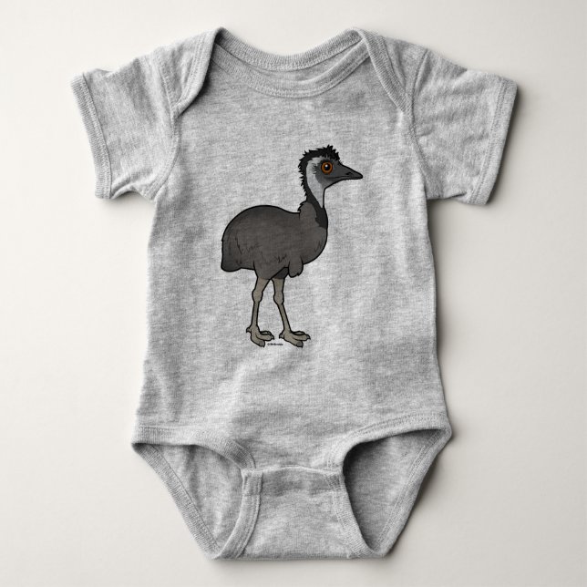 Birdorable Emu Baby Bodysuit (Front)