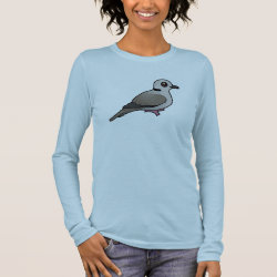 Eurasian Collared Dove Women's Basic Long Sleeve T-Shirt