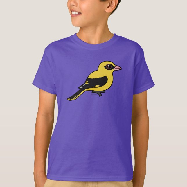 Birdorable Eurasian Golden Oriole T-Shirt (Front)