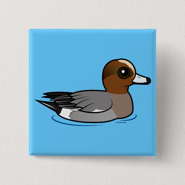 Birdorable Eurasian Wigeon Button (Front)