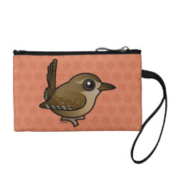 Eurasian Wren Key Coin Clutch