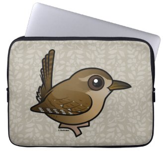 Eurasian Wren Neoprene Laptop Sleeve 13 inch