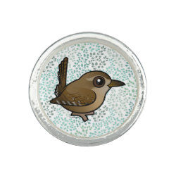 Eurasian Wren Round Ring