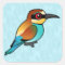 Birdorable European Bee-eater Square Sticker