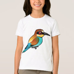 European Bee-eater Girls' American Apparel Fine Jersey T-Shirt