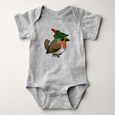 Birdorable European Robin Hood Baby Bodysuit
