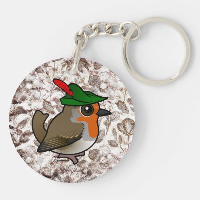 Birdorable European Robin Hood Keychain