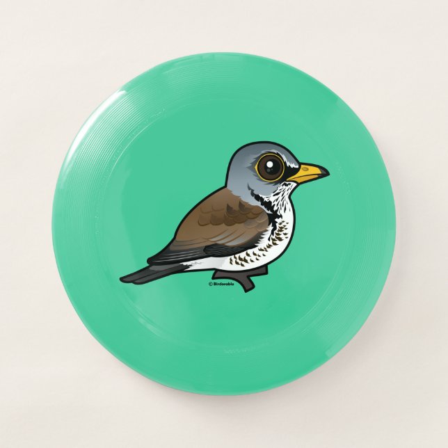 Birdorable Fieldfare Wham-O Frisbee (Front)