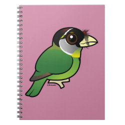 Fire-tufted Barbet Photo Notebook (6.5