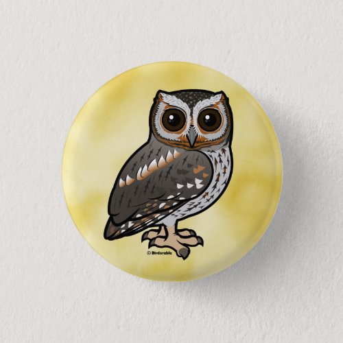 Birdorable Flammulated Owl Button