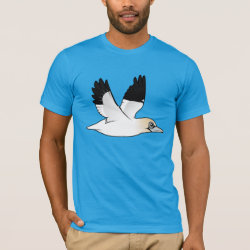 Flying Northern Gannet Men's Basic American Apparel T-Shirt