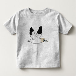 Flying Northern Gannet Toddler Fine Jersey T-Shirt