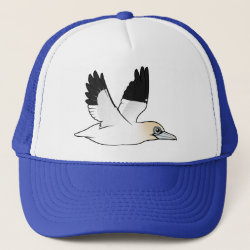 Flying Northern Gannet Trucker Hat