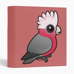 Birdorable Galah (crest up) Avery Signature Binder 8.5x11