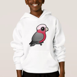 Birdorable Galah (crest down) Girls' American Apparel Fine Jersey T-Shirt