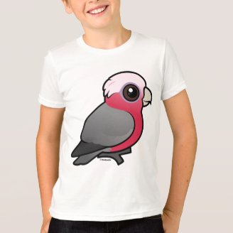 Birdorable Galah (crest down) Kids' American Apparel Fine Jersey T-Shirt