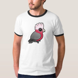 Birdorable Galah (crest up) Men's Basic Ringer T-Shirt