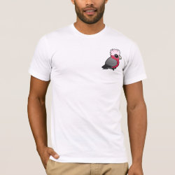 Birdorable Galah (crest up) Men's Basic American Apparel T-Shirt