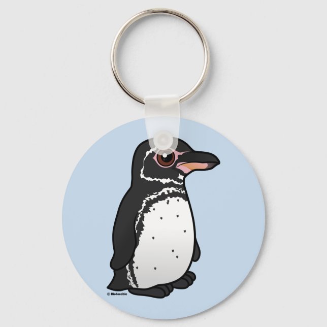 Birdorable Galapagos Penguin Keychain (Front)