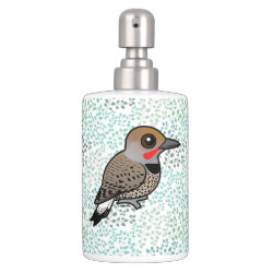 Gilded Flicker Toothbrush Holder and Soap Dispenser Set