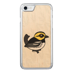 Golden-cheeked Warbler Carved Apple iPhone 7 Wood Case