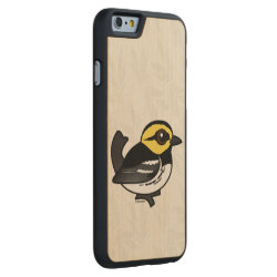 Golden-cheeked Warbler Carved ® iPhone 6 Bumper Wood Case
